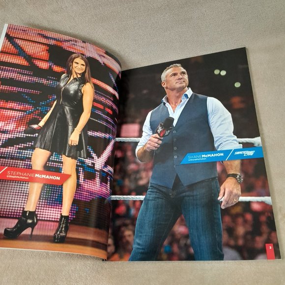 WWE Official Program 2016 With Poster Souvenir Event Wrestling - Picture 9 of 16